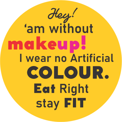 no makeup sticker